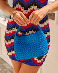 Fiah Textured Woven Vegan Leather Bag