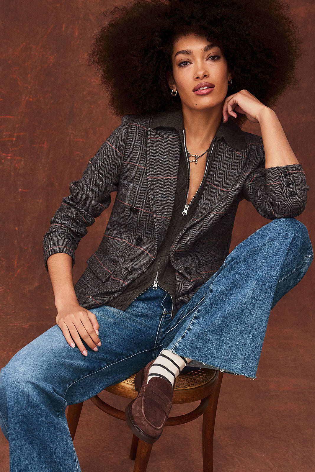 Anessa 31` w Raw Hem Wide Leg Jean