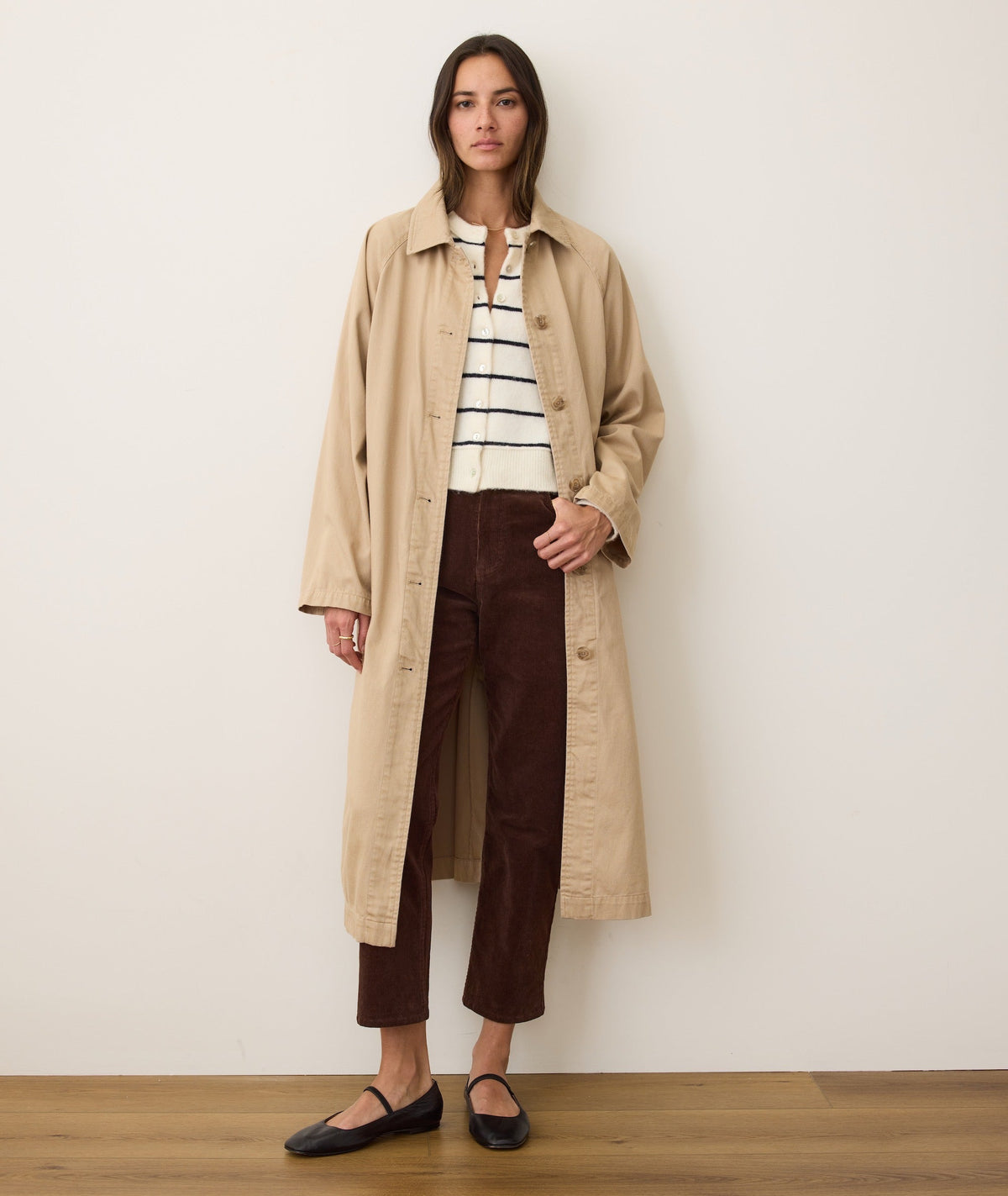 Hayes Twill Trench Coat