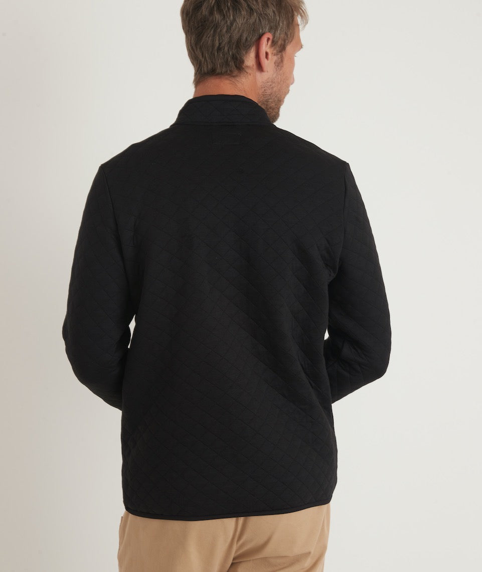 Men's Corbet Full Zip Jacket in Black