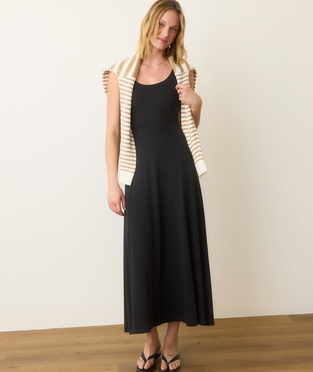 Lexi Rib Sun-In Fit & Flare Dress